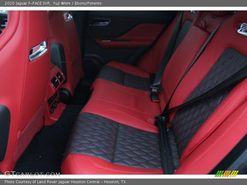 Rear Seat of 2020 F-PACE SVR