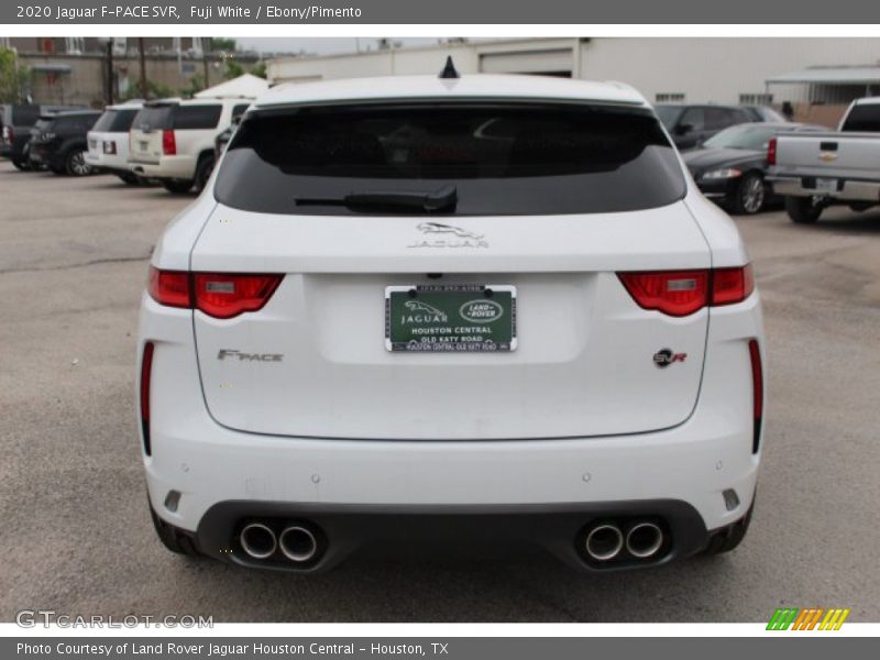 Fuji White / Ebony/Pimento 2020 Jaguar F-PACE SVR