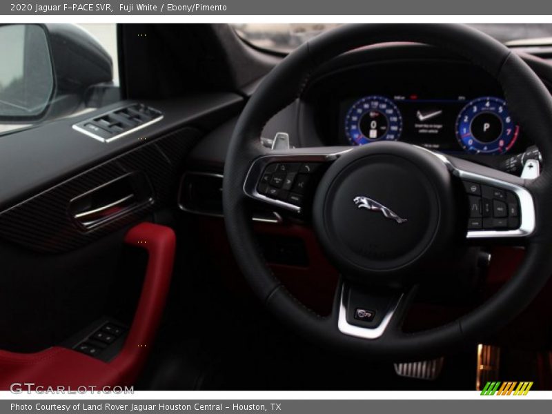 Fuji White / Ebony/Pimento 2020 Jaguar F-PACE SVR