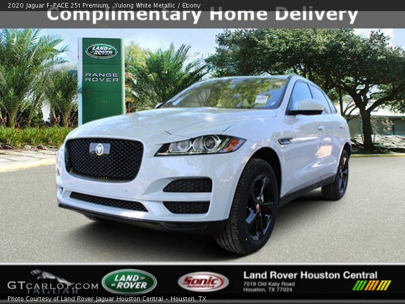 Yulong White Metallic / Ebony 2020 Jaguar F-PACE 25t Premium