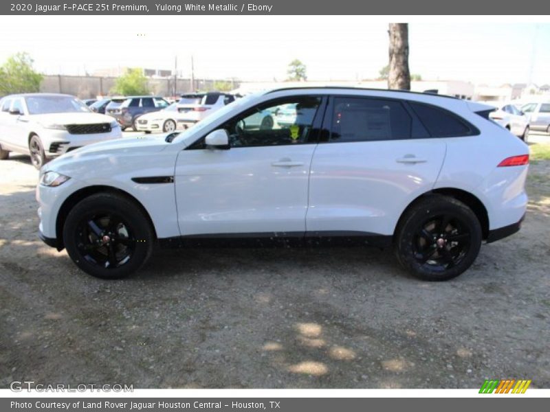 Yulong White Metallic / Ebony 2020 Jaguar F-PACE 25t Premium