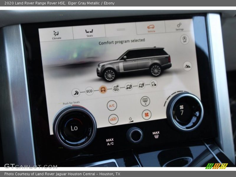 Eiger Gray Metallic / Ebony 2020 Land Rover Range Rover HSE