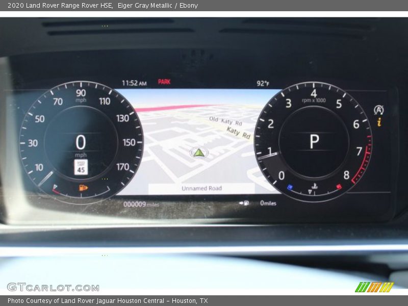 Eiger Gray Metallic / Ebony 2020 Land Rover Range Rover HSE