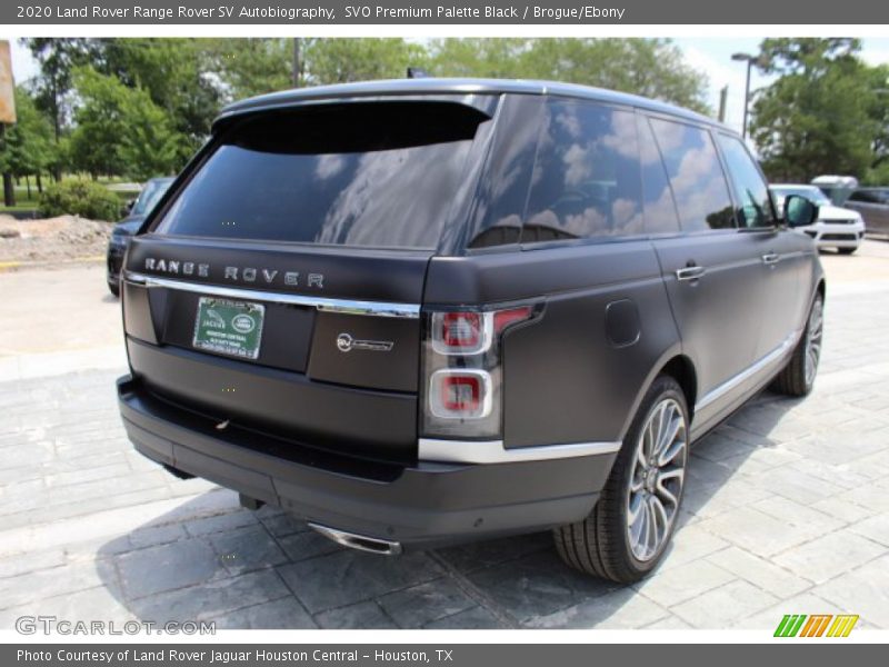 SVO Premium Palette Black / Brogue/Ebony 2020 Land Rover Range Rover SV Autobiography