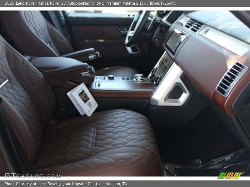 Front Seat of 2020 Range Rover SV Autobiography