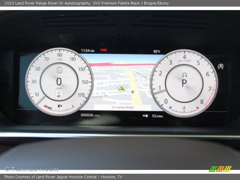  2020 Range Rover SV Autobiography SV Autobiography Gauges