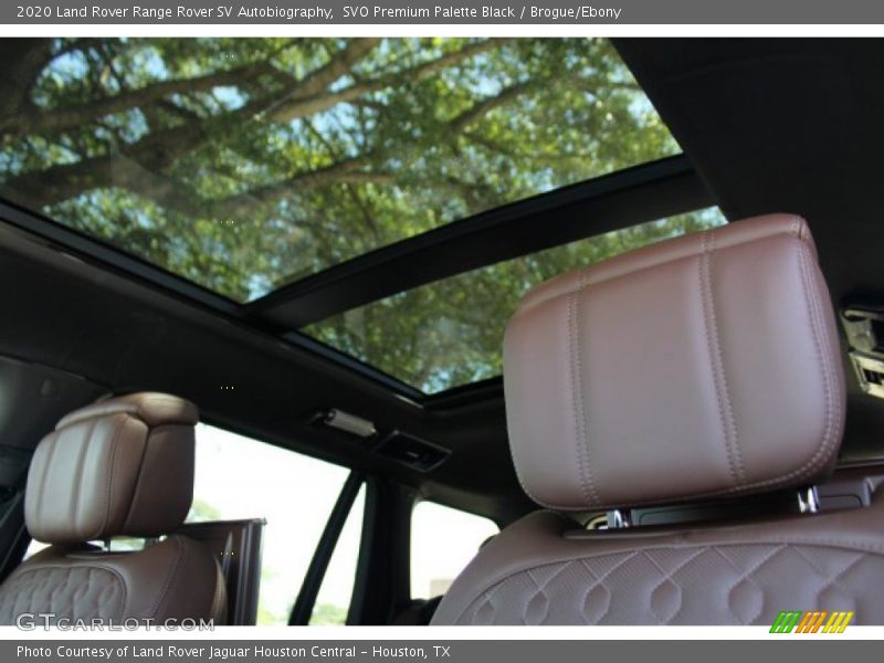 Sunroof of 2020 Range Rover SV Autobiography