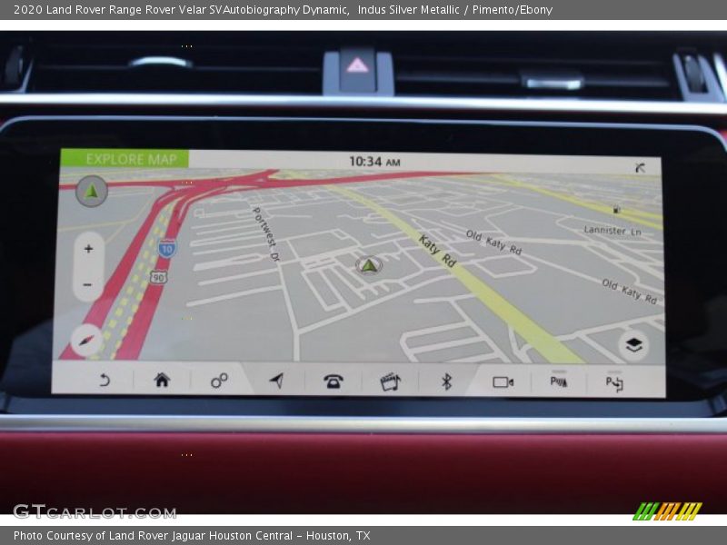 Navigation of 2020 Range Rover Velar SVAutobiography Dynamic