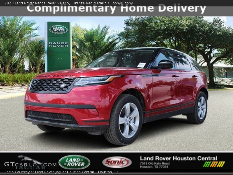 Firenze Red Metallic / Ebony/Ebony 2020 Land Rover Range Rover Velar S