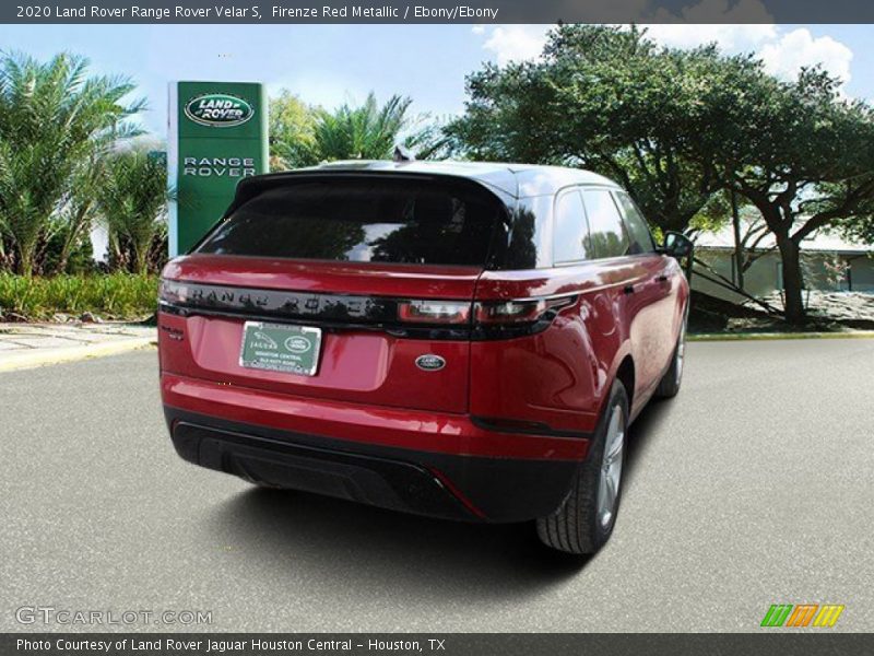 Firenze Red Metallic / Ebony/Ebony 2020 Land Rover Range Rover Velar S