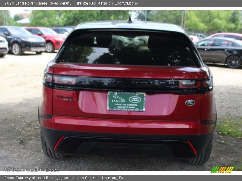 Firenze Red Metallic / Ebony/Ebony 2020 Land Rover Range Rover Velar S