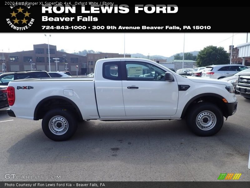 Oxford White / Ebony 2020 Ford Ranger XL SuperCab 4x4