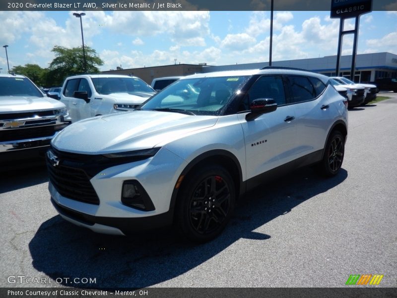 Silver Ice Metallic / Jet Black 2020 Chevrolet Blazer LT AWD