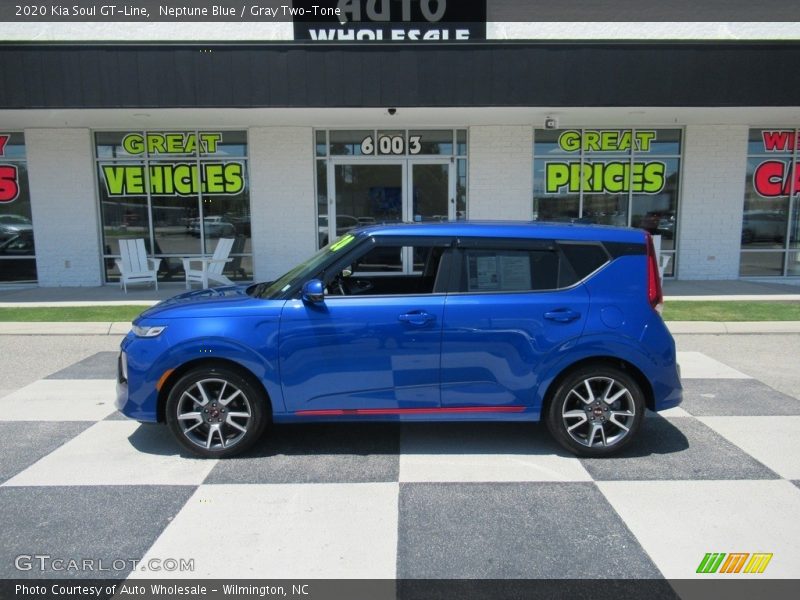Neptune Blue / Gray Two-Tone 2020 Kia Soul GT-Line