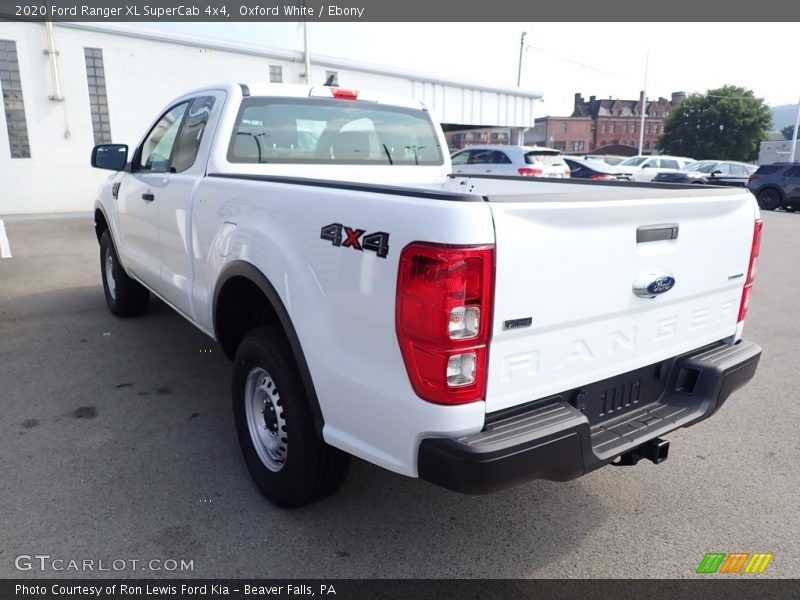 Oxford White / Ebony 2020 Ford Ranger XL SuperCab 4x4