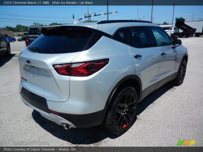 Silver Ice Metallic / Jet Black 2020 Chevrolet Blazer LT AWD