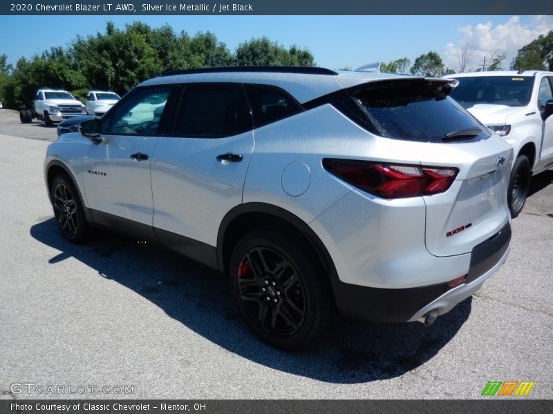 Silver Ice Metallic / Jet Black 2020 Chevrolet Blazer LT AWD