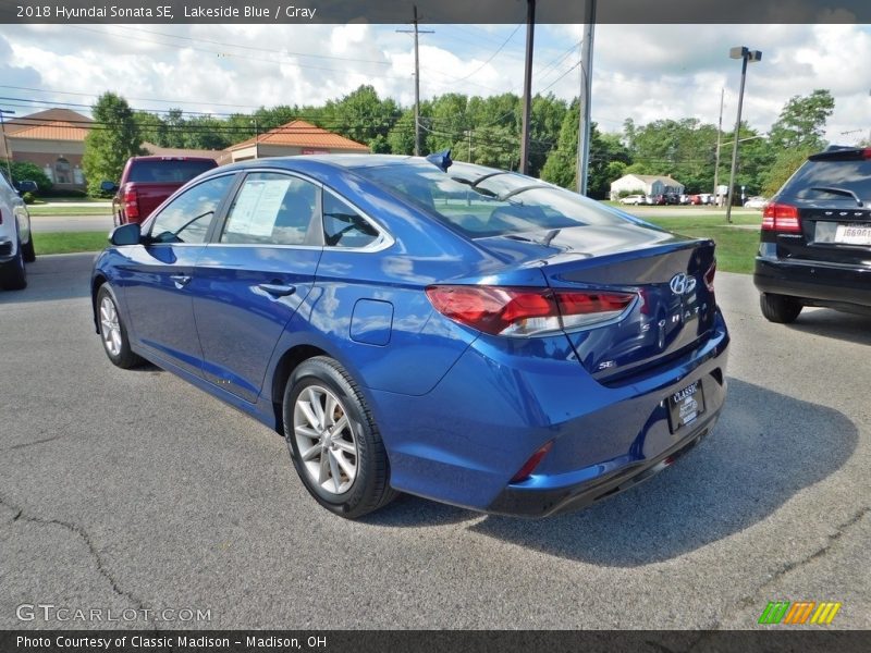 Lakeside Blue / Gray 2018 Hyundai Sonata SE