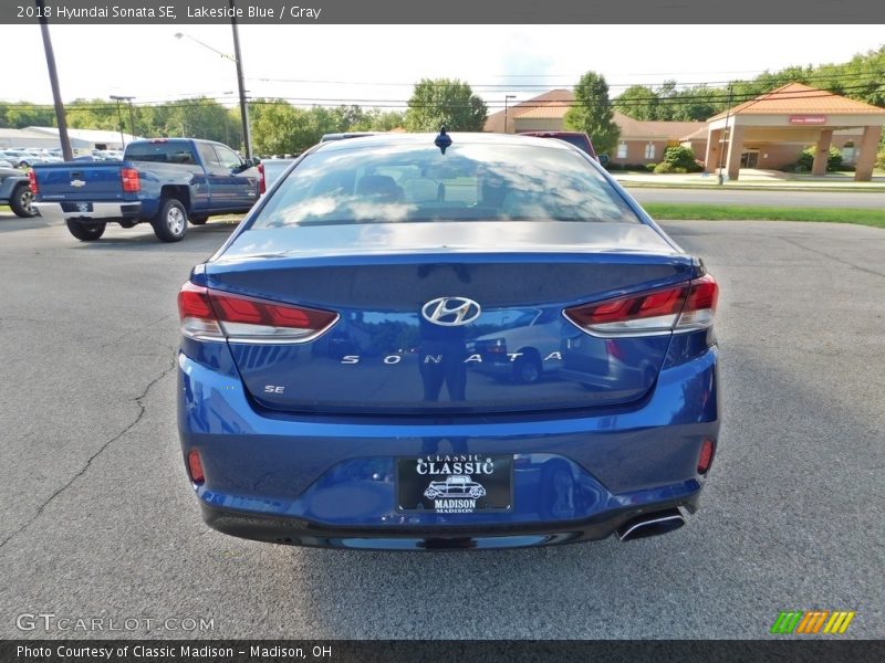 Lakeside Blue / Gray 2018 Hyundai Sonata SE