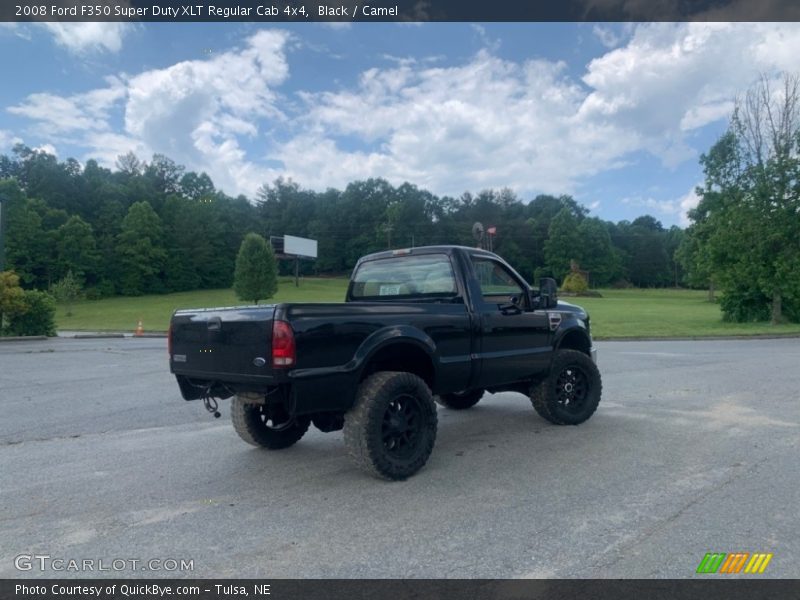 Black / Camel 2008 Ford F350 Super Duty XLT Regular Cab 4x4