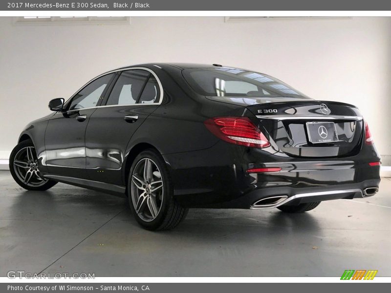 Black / Black 2017 Mercedes-Benz E 300 Sedan