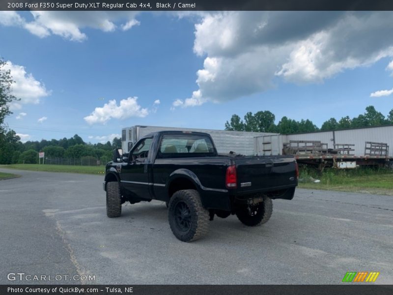 Black / Camel 2008 Ford F350 Super Duty XLT Regular Cab 4x4