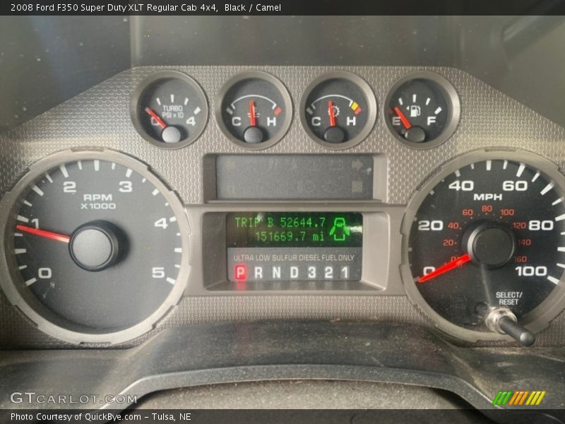  2008 F350 Super Duty XLT Regular Cab 4x4 XLT Regular Cab 4x4 Gauges