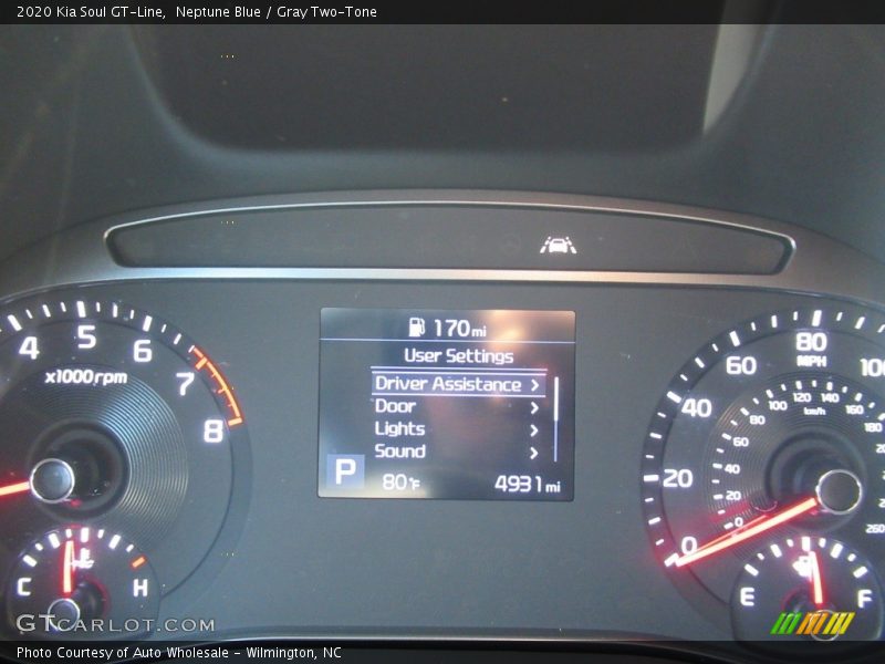 Neptune Blue / Gray Two-Tone 2020 Kia Soul GT-Line