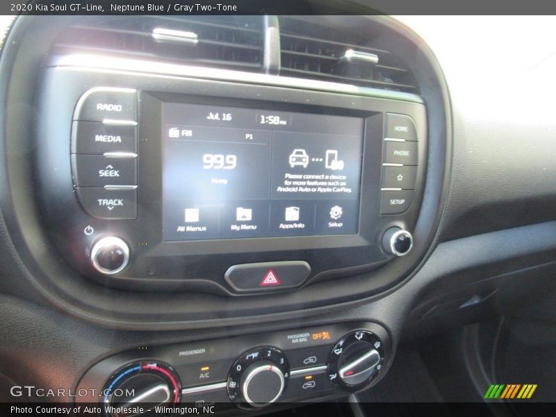 Neptune Blue / Gray Two-Tone 2020 Kia Soul GT-Line