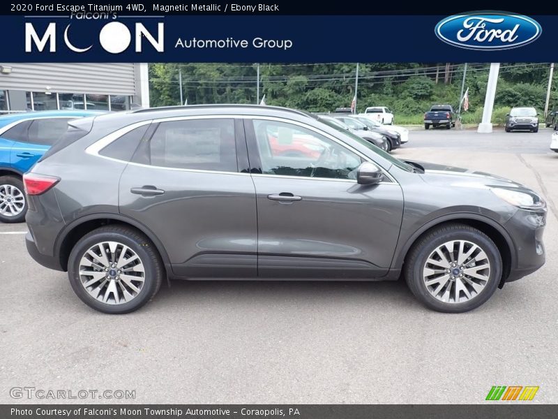 Magnetic Metallic / Ebony Black 2020 Ford Escape Titanium 4WD