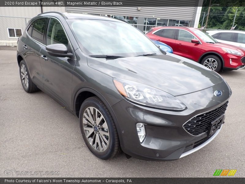 Magnetic Metallic / Ebony Black 2020 Ford Escape Titanium 4WD
