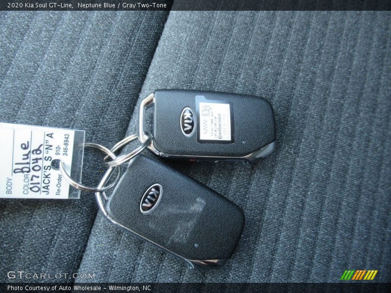 Neptune Blue / Gray Two-Tone 2020 Kia Soul GT-Line