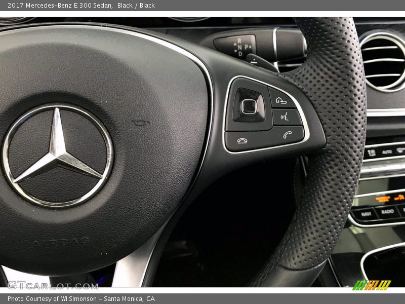 Black / Black 2017 Mercedes-Benz E 300 Sedan