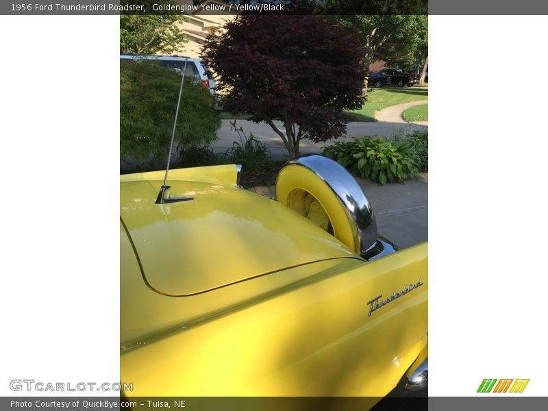 Goldenglow Yellow / Yellow/Black 1956 Ford Thunderbird Roadster