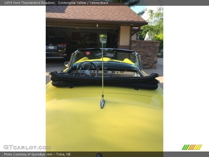 Goldenglow Yellow / Yellow/Black 1956 Ford Thunderbird Roadster