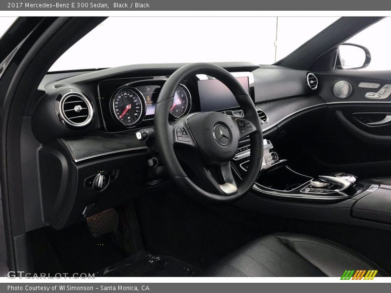Black / Black 2017 Mercedes-Benz E 300 Sedan
