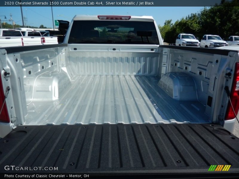 Silver Ice Metallic / Jet Black 2020 Chevrolet Silverado 1500 Custom Double Cab 4x4