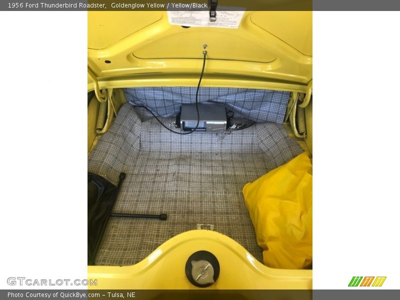 Goldenglow Yellow / Yellow/Black 1956 Ford Thunderbird Roadster