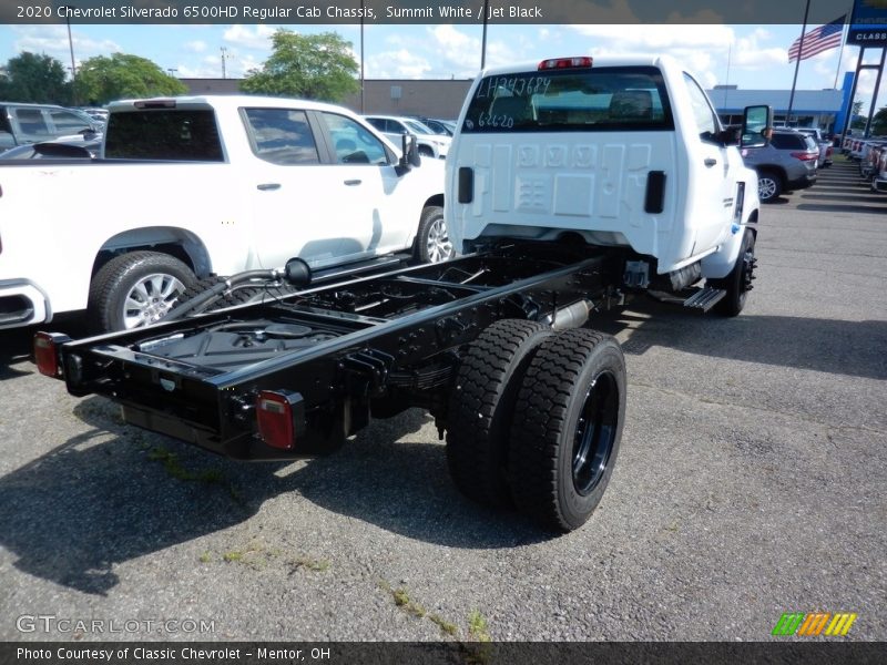 Summit White / Jet Black 2020 Chevrolet Silverado 6500HD Regular Cab Chassis