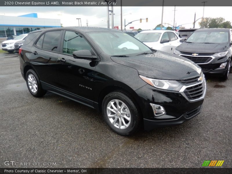 Mosaic Black Metallic / Ash Gray 2020 Chevrolet Equinox LS AWD