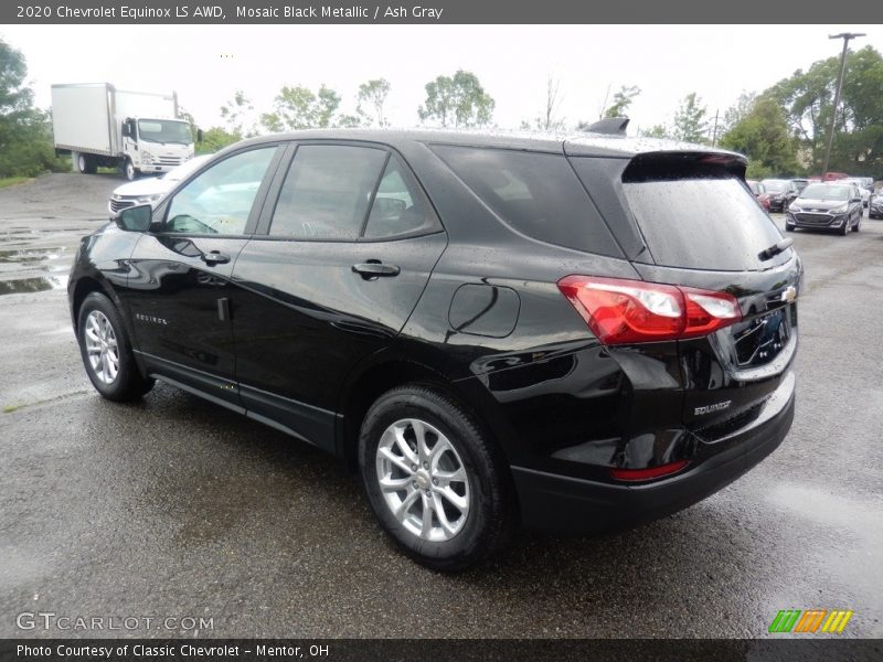 Mosaic Black Metallic / Ash Gray 2020 Chevrolet Equinox LS AWD