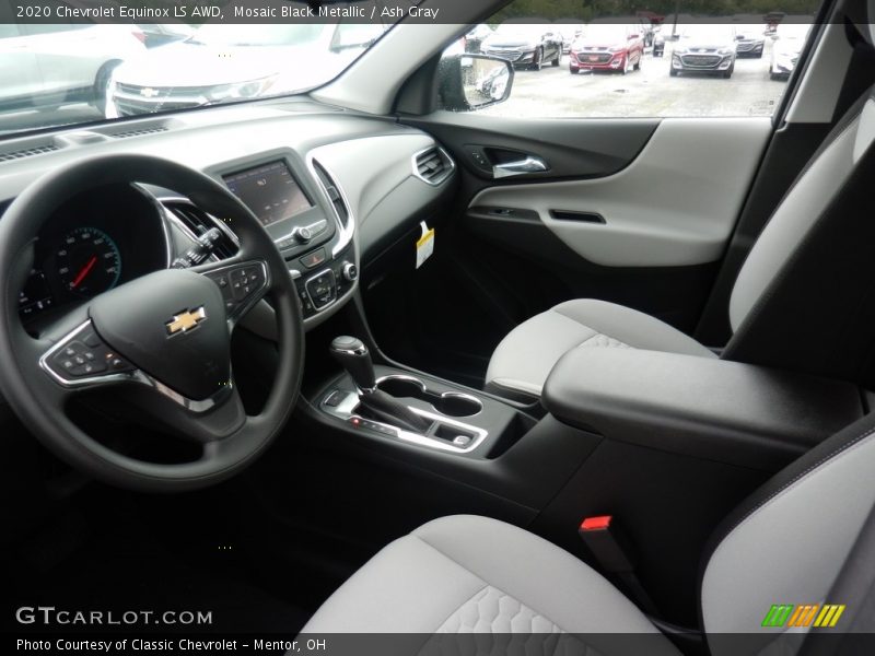 Mosaic Black Metallic / Ash Gray 2020 Chevrolet Equinox LS AWD