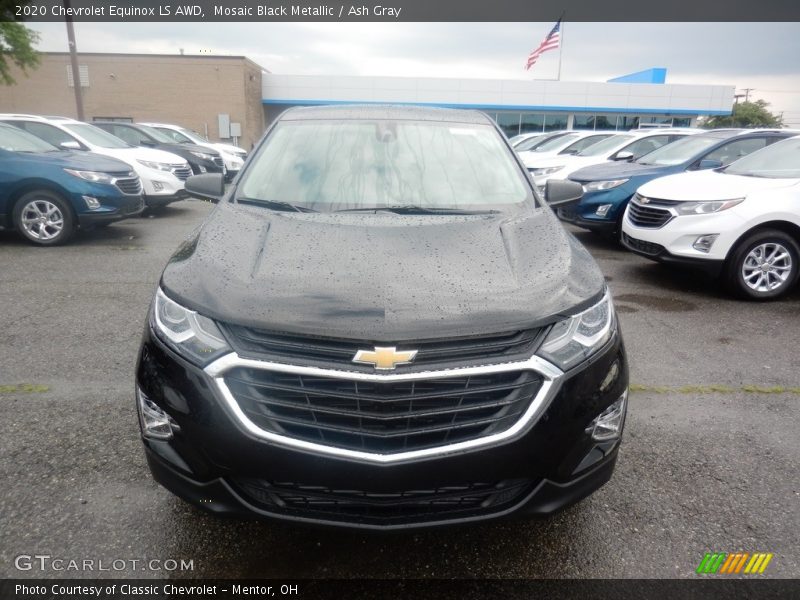 Mosaic Black Metallic / Ash Gray 2020 Chevrolet Equinox LS AWD