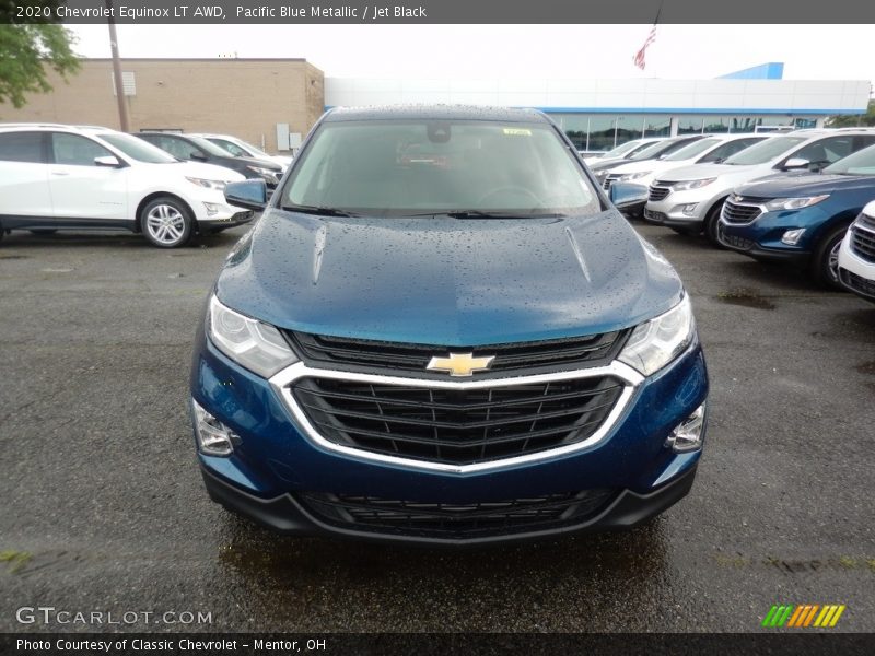 Pacific Blue Metallic / Jet Black 2020 Chevrolet Equinox LT AWD