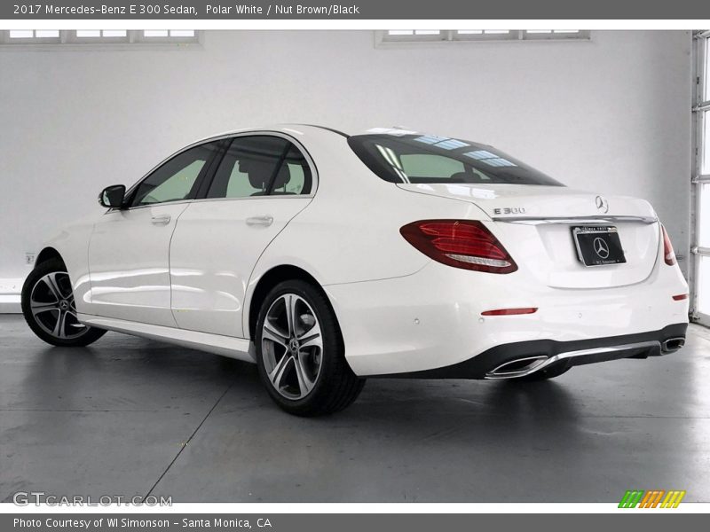 Polar White / Nut Brown/Black 2017 Mercedes-Benz E 300 Sedan