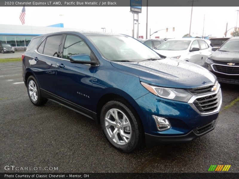 Pacific Blue Metallic / Jet Black 2020 Chevrolet Equinox LT AWD