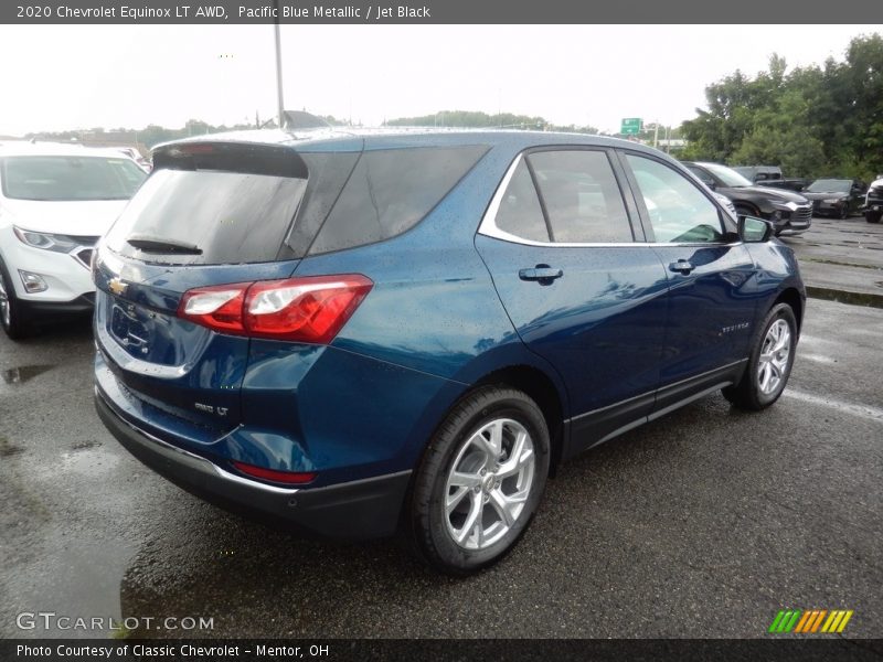 Pacific Blue Metallic / Jet Black 2020 Chevrolet Equinox LT AWD