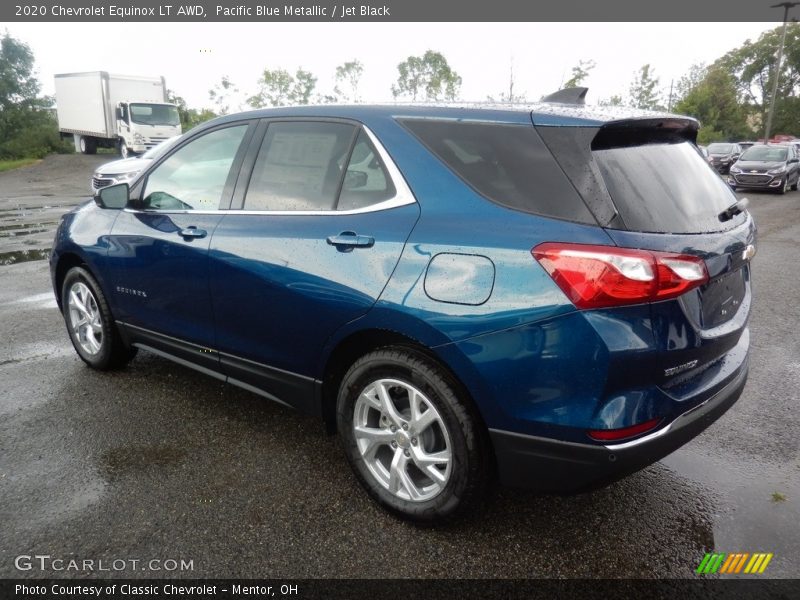 Pacific Blue Metallic / Jet Black 2020 Chevrolet Equinox LT AWD