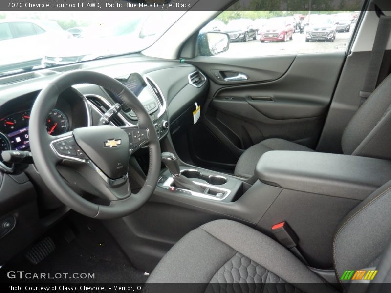 Pacific Blue Metallic / Jet Black 2020 Chevrolet Equinox LT AWD