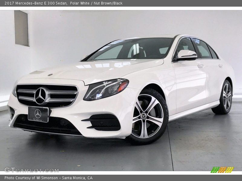 Polar White / Nut Brown/Black 2017 Mercedes-Benz E 300 Sedan